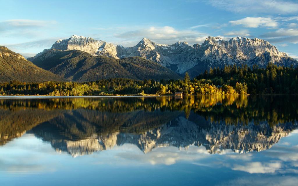 Ferienhotel Barmsee Krün エクステリア 写真